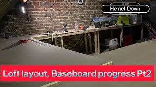 Loft layout baseboards Pt2 [upl. by Boothe]