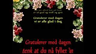 Gratulerer med dagen [upl. by Hirai]