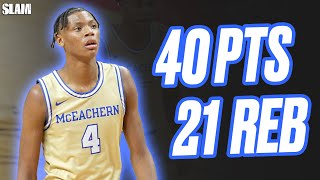 BEST PLAYER IN HS 🤬🔥 Rutgers Commit Ace Bailey DROPS 40 amp 21 vs Kentucky Commit Billy Richmond 🚨 [upl. by Moreland]