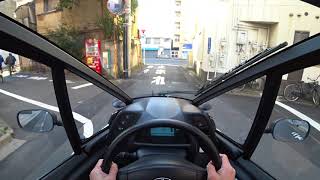 トヨタ iROAD 市街地試乗｜TOYOTA iROAD POV Tokyo Drive [upl. by Hadden889]