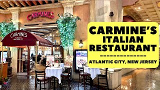 Carmines Italian Restaurant  Atlantic City New Jersey USA [upl. by Ofloda]