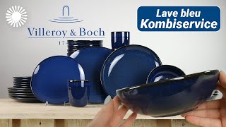 Villeroy amp Boch Lave bleu Kombiservice  Hertie [upl. by Jacobine]