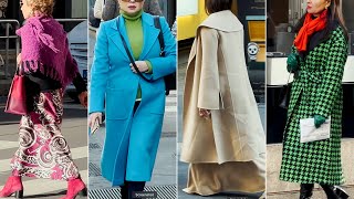 Winter 2024 HUGE Street Fashion Trends you can wear right now Winter looks Milan Street Style [upl. by Akemak319]