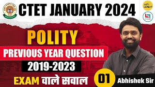 CTET 2024  Polity Special Class by Abhishek Sir [upl. by Yelkreb]