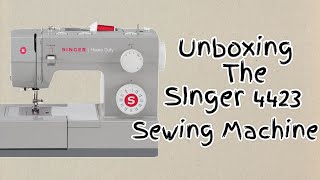 Unboxing SINGER 4423 HEAVY DUTY sewing machine singersewingmachine [upl. by Limber]