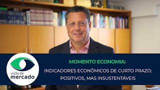 INDICADORES ECONÔMICOS DE CURTO PRAZO POSITIVOS MAS INSUSTENTÁVEIS  MOMENTO ECONOMIA137 [upl. by Kristin]