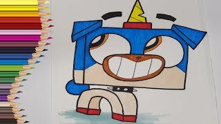 💙❤️💛 Desen UNIKITTY  PuppyCorn Desenat si Colorat  Desene Animate [upl. by Eniamrehs]