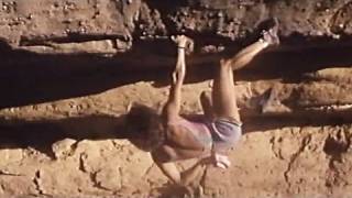 Catherine Destivelle  Awesome free solo climbing in Mali Seo  escalade solo intégral [upl. by Mahan]