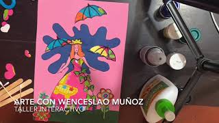 Arte con Wenceslao Muñoz Pintura Manualidades Artesanias Dibujos [upl. by Ahsekar]