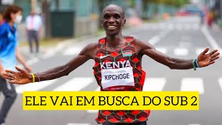 KIPCHOGE VAI EM BUSCA DO RECORDE MUNDIAL NA MARATONA DE BERLIM [upl. by Atiz722]