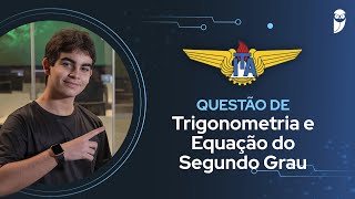 REVISÃO ITA 2º FASE  Questão da ÍNDIA de Trigonometria e Equação do 2º grau [upl. by Warden]