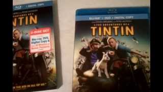 The Adventures of Tintin 2011  Blu Ray Review and Unboxing [upl. by Dahs690]