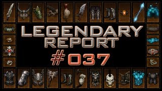 Diablo 3 Legendary Report 37  legendary report [upl. by Eelirak]