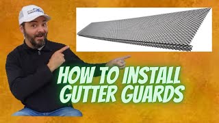 Gutter Guard Install  Amerimax Gutter Guard  How to Install Gutter Guards [upl. by Arba]