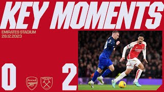 HIGHLIGHTS  Arsenal vs West Ham United 02  Premier League [upl. by Finegan]