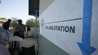 Botswana counts votes after pivotal election [upl. by Gettings325]