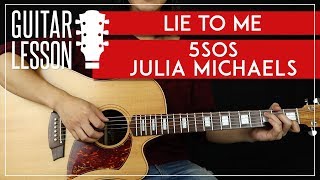 Lie To Me Guitar Tutorial  5 Seconds Of Summer Guitar Lesson 🎸 TABS  Easy Chords  Guitar Cover [upl. by Hulbard990]