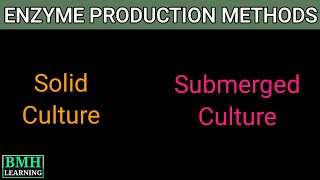 Methods For Enzyme Production  Solid And Submerged Culture  Methods Of Enzyme Production [upl. by Adella218]