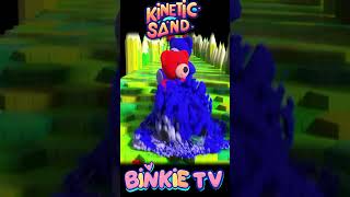 Fruit Frenzy Bowling Ball Adventure in Kinetic Sand 🎳🍉🦆🧸 kineticsandplay learningforkids [upl. by Efren595]