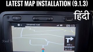 Latest map installation  Hindi medianav 913 Renault kwid Duster [upl. by Legnaleugim]