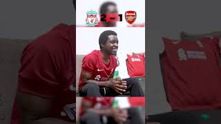 🇰🇪 Fan Reacts  LIVERPOOL 2  1 ARSENAL  MATCH REACTION ynwa [upl. by Juliann]