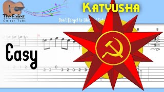 Katyusha Guitar Tab I [upl. by Orella431]