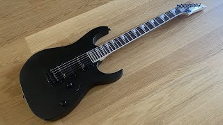 Ibanez GIO GRG121 DX BKF  Quick Metal Demo [upl. by Kippar]