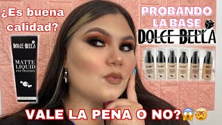 Reseña BASE MATTE LÍQUID DOLCE BELLA  Nicole de nobrega [upl. by Zena714]