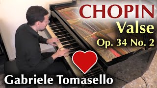 Chopin op 34 n 2 쇼팽 왈츠 op 34 No 2 피아노 Gabriele Tomasello [upl. by Jackson859]