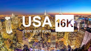 United States of America in 16K SUPER ULTRAHD  World’s Biggest GDP 60 FPS [upl. by Ias]