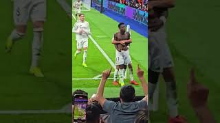 Vinicius Jr goal celebration vs Borussia Dortmund 2024 [upl. by Sirovat879]