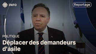 François Legault veut envoyer des demandeurs dasile dans dautres provinces [upl. by Eyahs862]