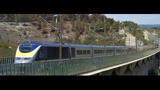 TGV Eurostar Thalys at Stratford International and in France [upl. by Anowahs286]