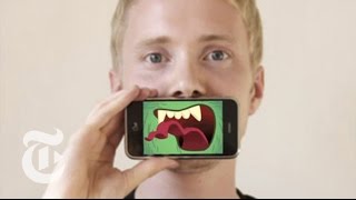 Reviews of Mouthoff Boothstache and Cheezburger  App Smart  The New York Times [upl. by Tsuda]