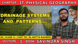 L1 DRAINAGE SYSTEM AND PATTERNS  PHYSICAL GEOGRAPHY [upl. by Partridge]