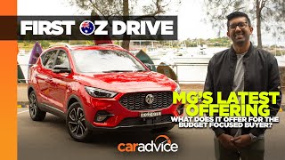 2021 MG ZST First Drive Review  Drivecomau [upl. by Trilly317]