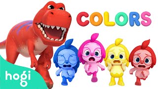 Run Hogi Learn Colors with Dinosaur Race 🦖🦕  Colors Songs  Kids Learn Colors  Pinkfong Hogi [upl. by Ezar]