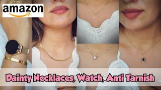 🔴😳Glamorous Anti Tarnish Western Jewellery WATCH Haul from AMAZON [upl. by Laspisa390]