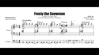 Beegie Adair  Frosty the Snowman  Jazz Piano Sheet music transcription [upl. by Nandor]