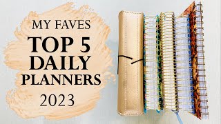 MY TOP 5 DAILY PLANNERS  2023 [upl. by Oruhtra]