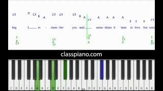 Someone Like You Adele Piano Tutorial [upl. by Assilla607]