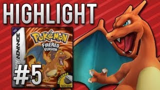 Pokemon FireRed Nuzlocke Randomizer Day 5  Highlight [upl. by Edy182]