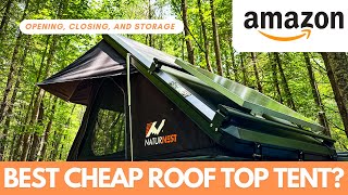 Naturnest Roof Top Tent How It Opens How Long It Takes To Close How Much Bedding Can It Hold [upl. by Hebrew]