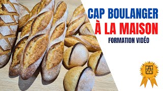 CAP BOULANGER LA Formation CAP boulanger à la maison ‼️ [upl. by Britteny]