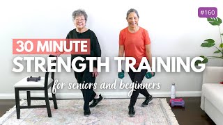 STRENGTH WORKOUT 30 Minute Strength Training for Seniors And Beginners [upl. by Bertle]