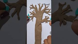 Lets make a tree 🌳 polymerclay handmade clayart art [upl. by Mihsah59]