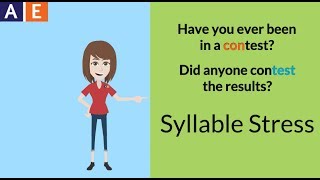 Syllable Stress Patterns for TwoSyllable Words [upl. by Kcirddot]