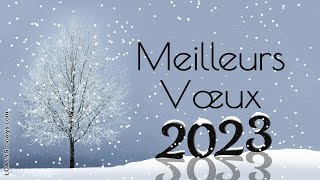 300  MEILLEURS VOEUX 2023  Jolie carte de vœux à partager [upl. by Analrahc]