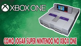 TUTORIAL  COMO JOGAR SNES NO XBOX ONE NESBOX [upl. by Seyer]