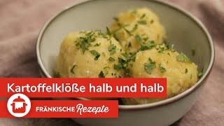 KARTOFFELKNÖDEL Fränkische Klöße mit Kartoffeln 🥔 [upl. by Imot]